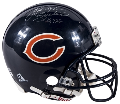 Walter Payton Signed & Inscribed Chicago Bears Full Size Helmet (Steiner)